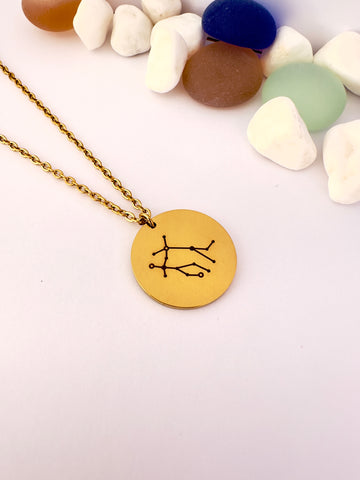 Collar constelación Géminis