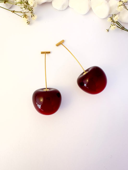 Pendientes de cereza