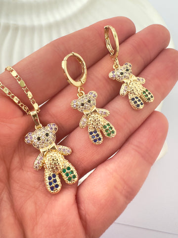 Conjunto de ositos con circones