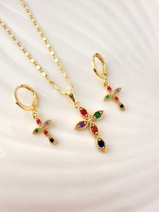 Conjunto Cruz Multicolor