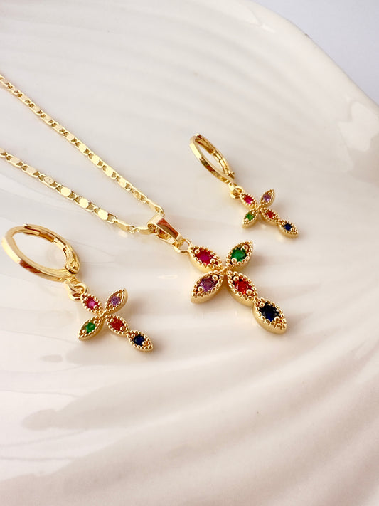 Conjunto Cruz Multicolor