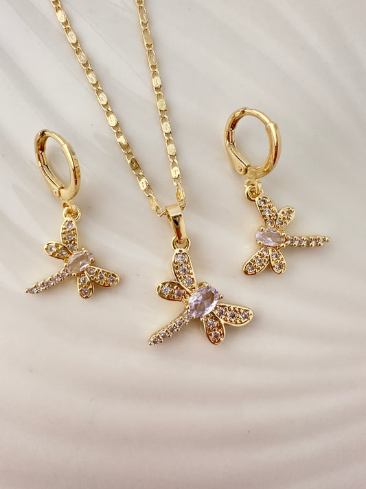 Conjunto Libélula Brillante