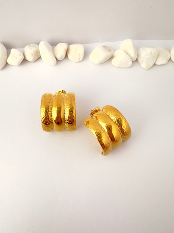 Aros Dorados Triple Glow