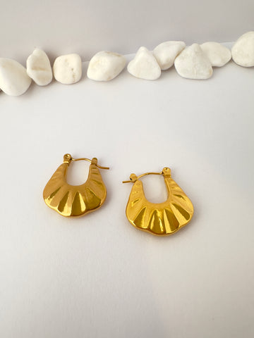 Argollas Gota Texturadas