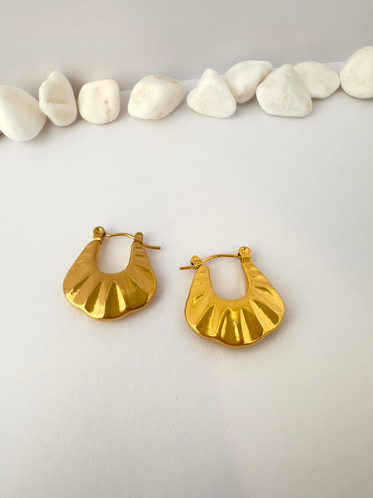 Argollas Gota Texturadas