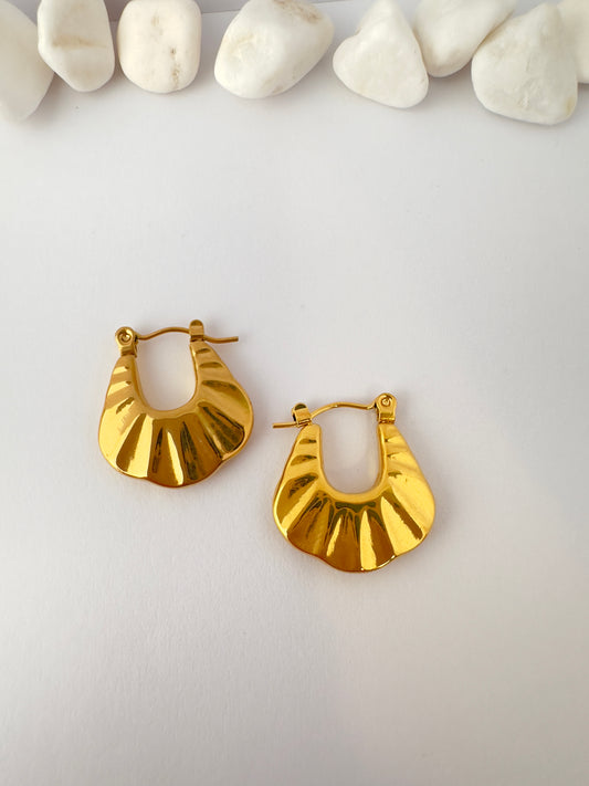 Argollas Gota Texturadas