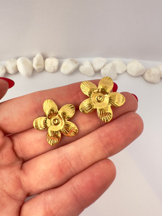 Aros Flor Texturizada moderna