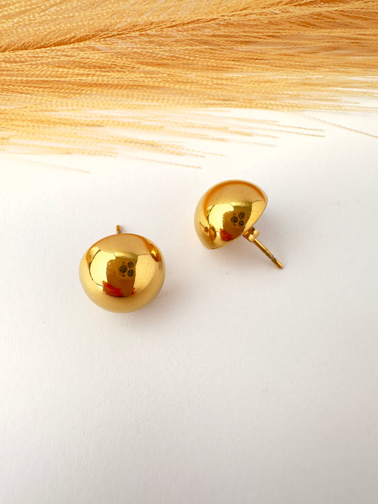 Aros pelotitas de Oro