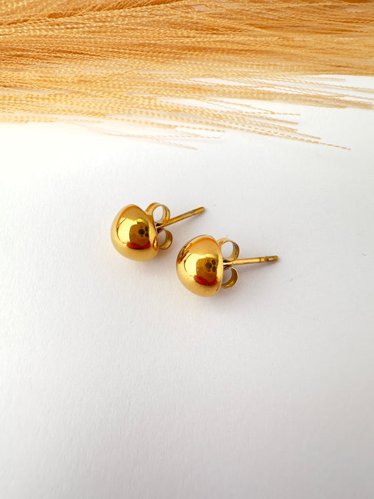 Aros pelotita de Oro - Pequeños