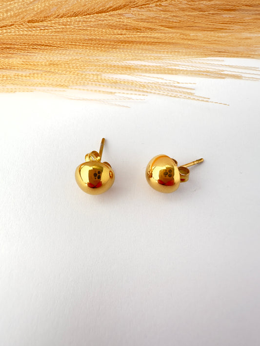 Aros pelotita de Oro - Pequeños