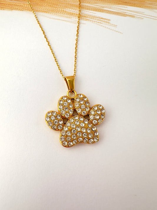 Collar Huellita Brillante