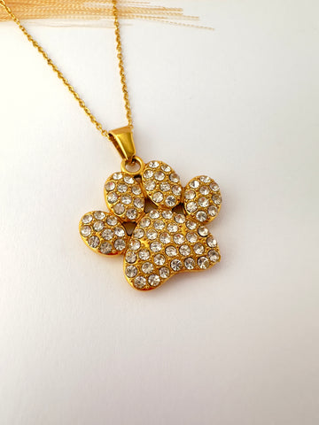 Collar Huellita Brillante