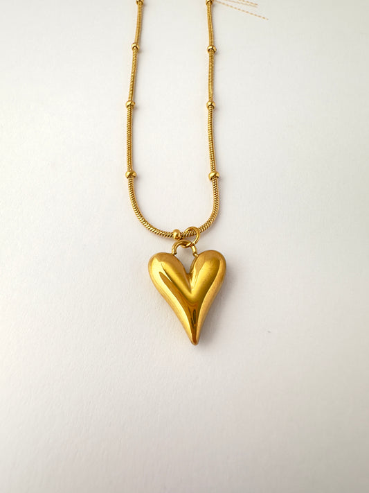 Collar Corazón Dorado