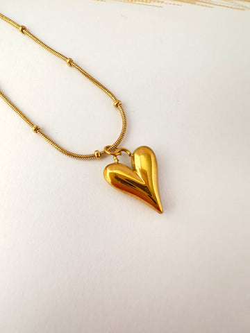 Collar Corazón Dorado