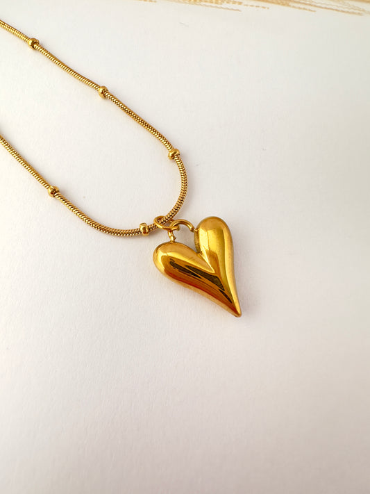 Collar Corazón Dorado