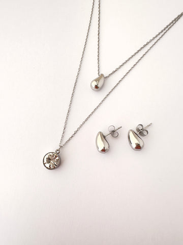 Conjunto Gota Plateada