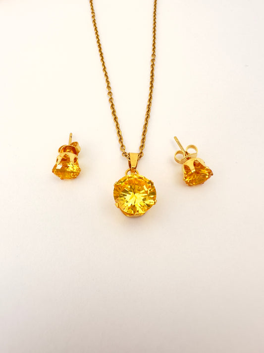 ✨ Conjunto Dorado Sol Brillante