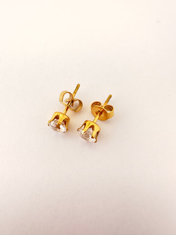 ✨ Aros Clásicos Brillo Blanco