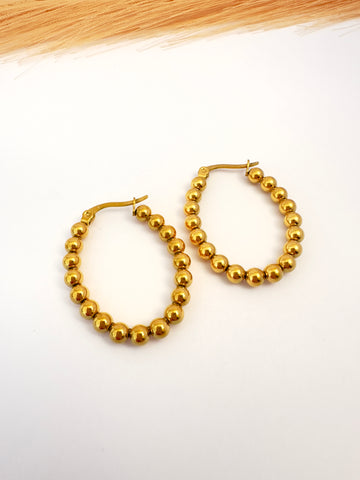 ✨ Aros Esferas Gold - 3,3 cm