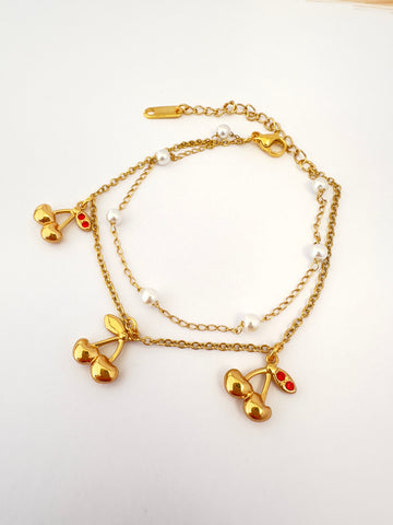 Pulsera Cherry Gold