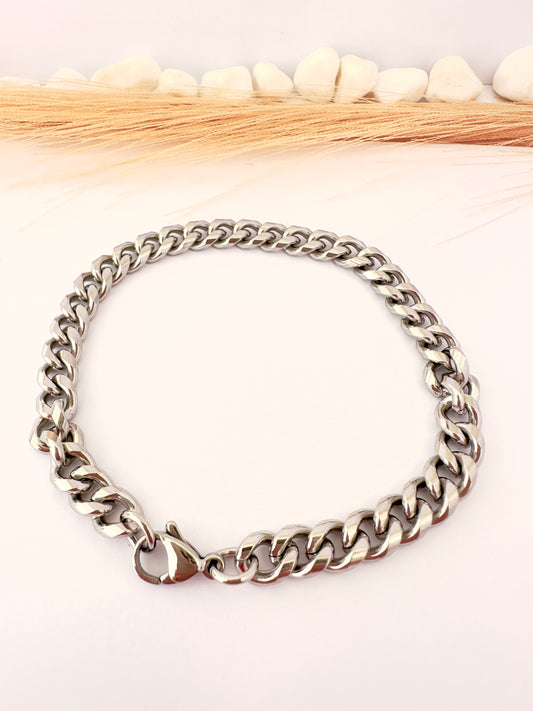 Pulsera eslabones Cubanos gruesos - Hombre - 22cm * 7mm