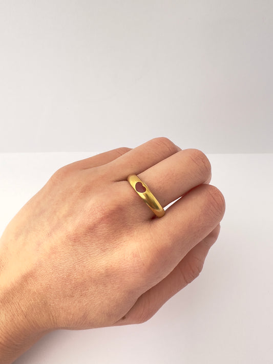 ❤️ Anillo Corazón Rojo - Ajustable