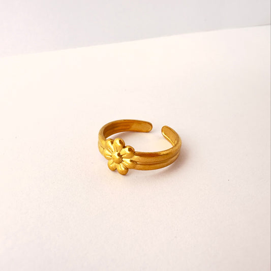 🌼 Anillo Florcita Gold - Ajustable