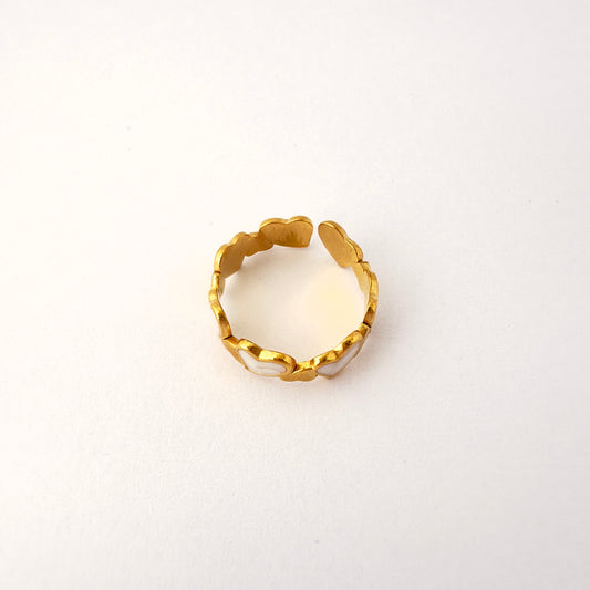 Anillo corazones al viento - Ajustable