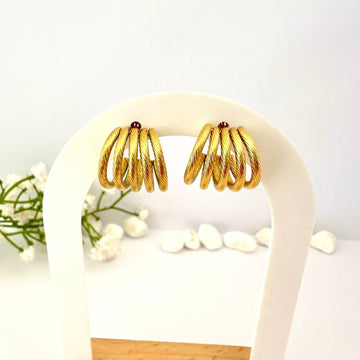 Argollas Gold Trenzadas Elegance