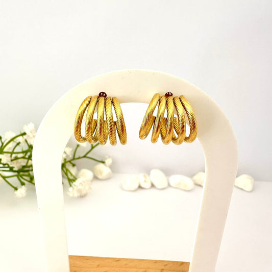 Argollas Gold Trenzadas Elegance