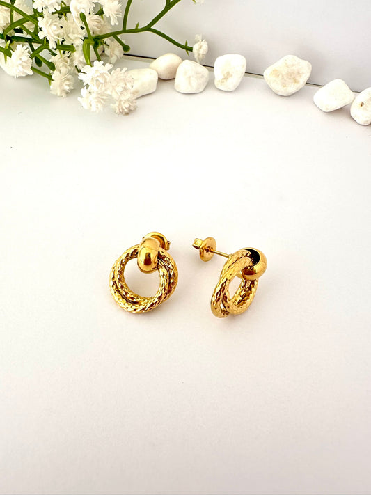 Pendientes Trenzados elegance - 2cm