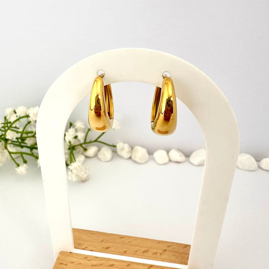 Argollas Oro Clásicas elegantes - 2cm