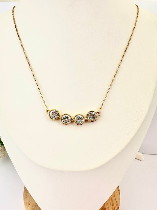 Collar de Brillos Oro