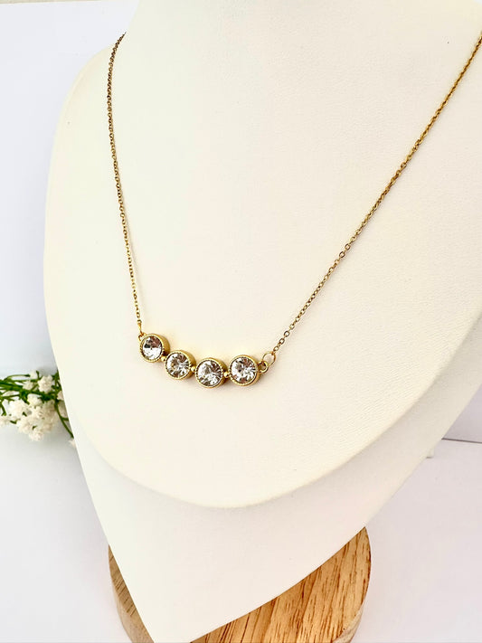 Collar de Brillos Oro