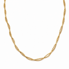 Cadena Doble Esferas Aura - Enchape de Oro 18k