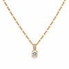 Collar Cristal Élan - Enchape de Oro 18k