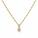 Collar Cristal Élan - Enchape de Oro 18k