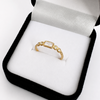 Anillo Destello Astria - Enchape de Oro 18k