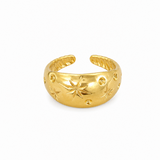 Anillo Boreal - Enchape de Oro 18k
