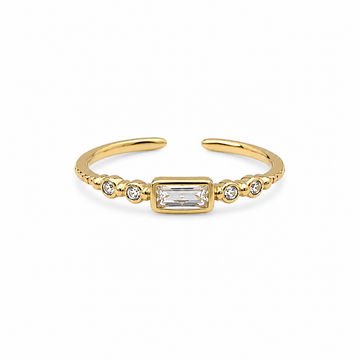 Anillo Destello Astria - Enchape de Oro 18k