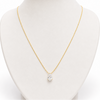 Collar Cristal Gota elegante - Enchape de Oro 18k