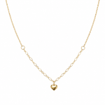 Collar Corazón Delicado - Enchape de Oro 18k