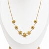 Collar Camelia - Enchape de Oro 18k