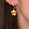 Aros Flora Radiante - Enchape de Oro 18k