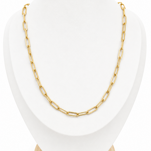 Collar Eslabón elegance - Enchape de Oro 18k
