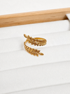 Anillo Espiga - Ajustable - Enchape de Oro 18k