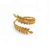 Anillo Espiga - Ajustable - Enchape de Oro 18k