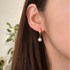Argollas Perla Clásica - Enchape de Oro 18k