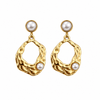 Aros Celine - Enchape de Oro 18k