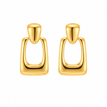 Aros Éter - Enchape de Oro 18k
